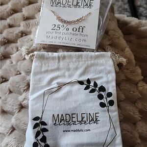 Madeline Elizabeth Vine Bracelet 18K Gold Plated 7" w/ 2.5" Extender